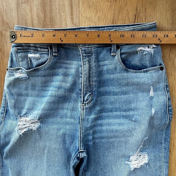 ABERCROMBIE & FITCH CURVE LOVE HIGH RISE SUPER SKINNY ANKLE WOMEN’S JEANS 28/6 - Picture 13 of 16